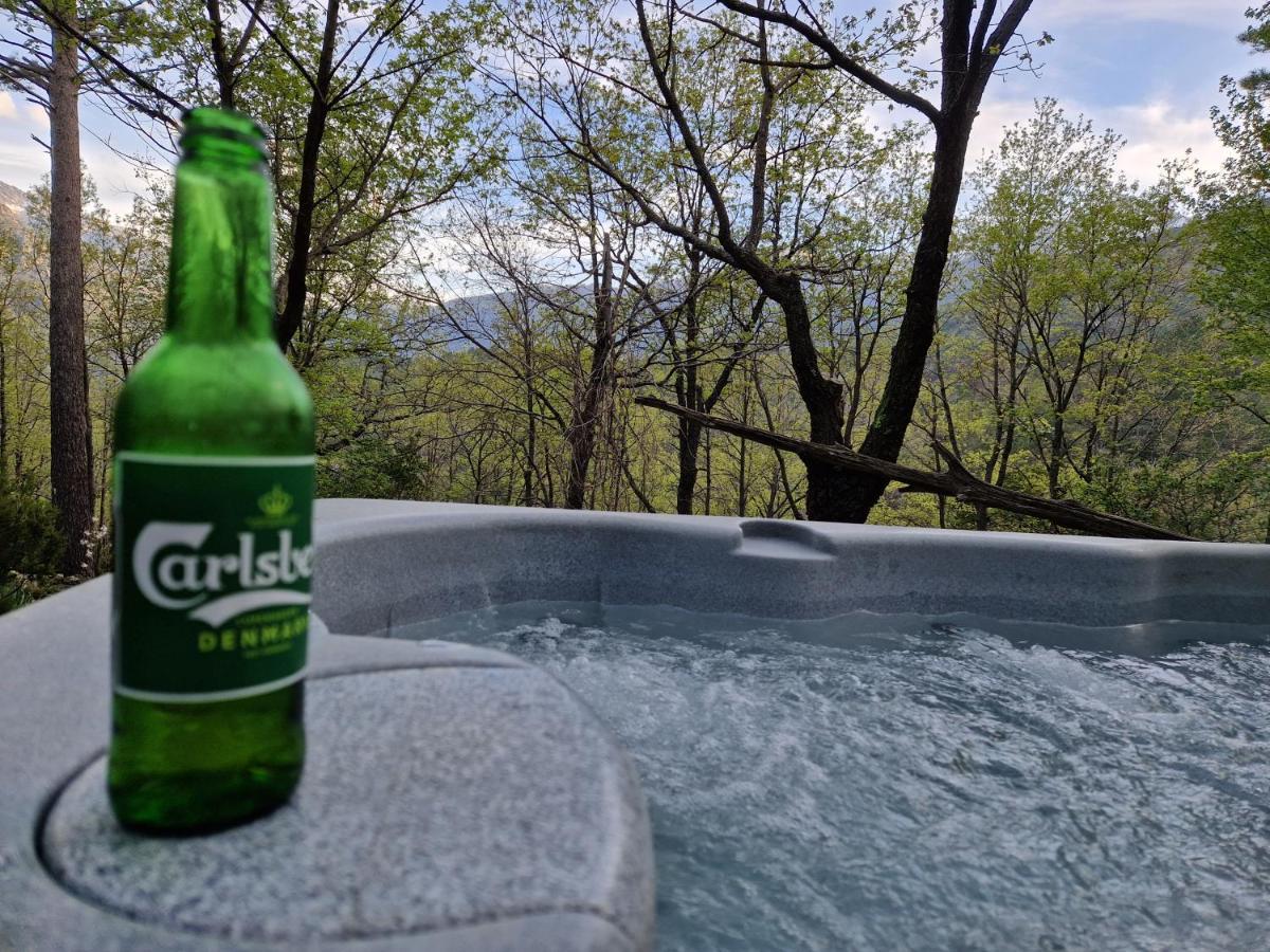 Lodge De Charme Avec Jacuzzi Ghisoni Bagian luar foto